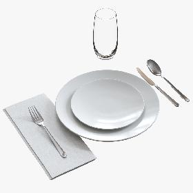 Casual Table Setting Set model
